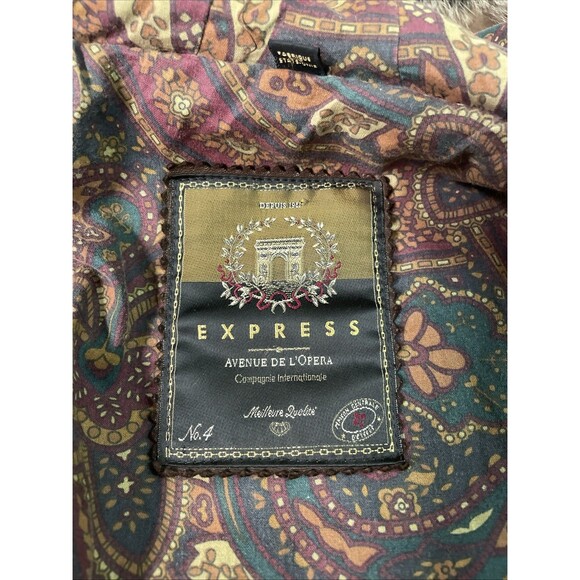 100% lambskin leather jacket women With Hood Vintage Super Soft Small - Picture 8 of 16